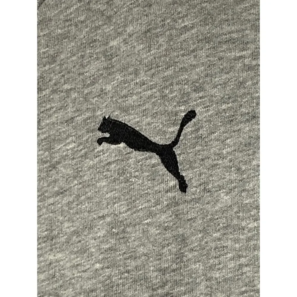 Brand New Puma Youth Medium Liga Heathered Grey Pullover Hoodie Sweatshirt